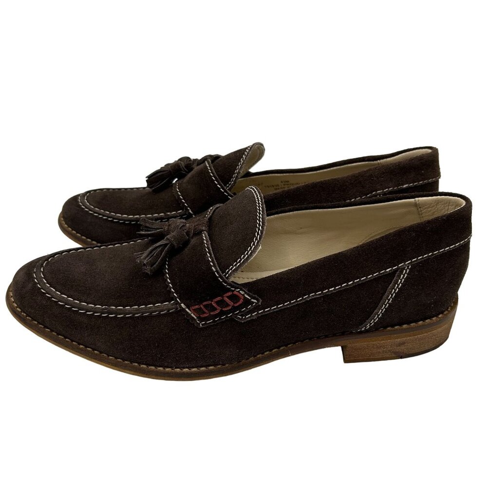 Men's Testosterone 43M (10) Proud Lee Brown Suede Tassel Loafers